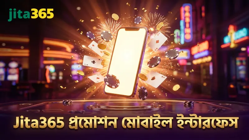 Jita365 প্রমোশন সক্রিয় করার জন্য মোবাইল ইন্টারফেসের দৃশ্য।